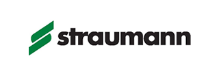 Logo der Firma Straumann – ein stilisiertes grünes S links neben dem Markennamen in schwarzer Schrift.